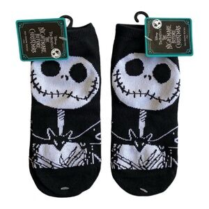 2-Pairs Tim Burton’s The Nightmare Before Christmas No-Show Socks Shoe Size 4-10